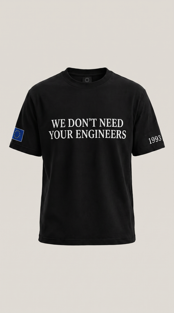 Engineers T-Shirt — Black