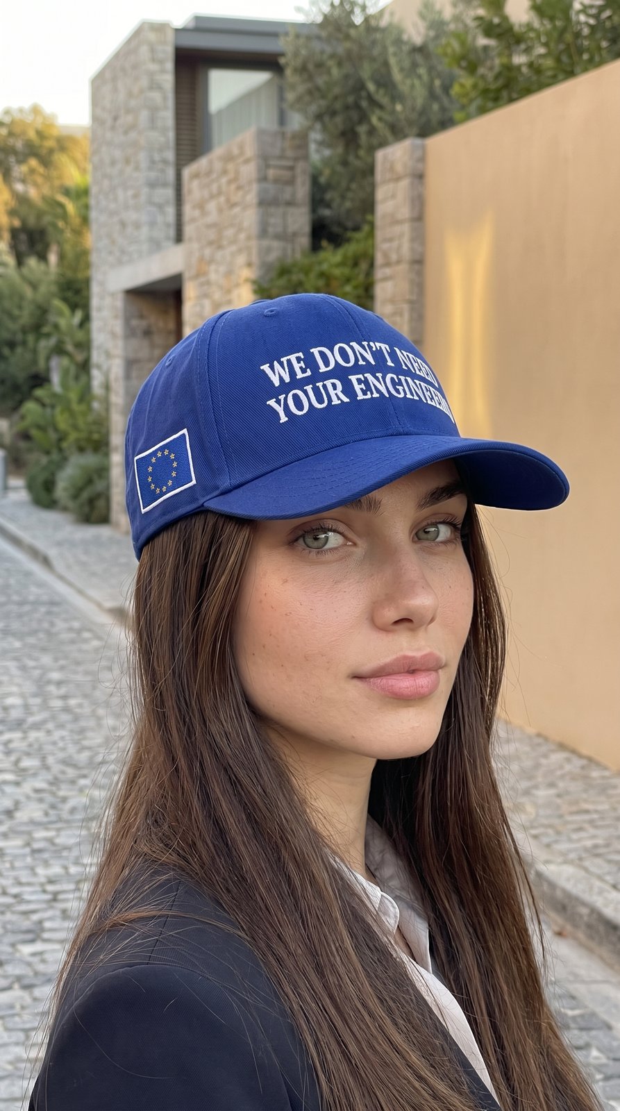 Engineers Slogan Cap - blue, lifestyle photo