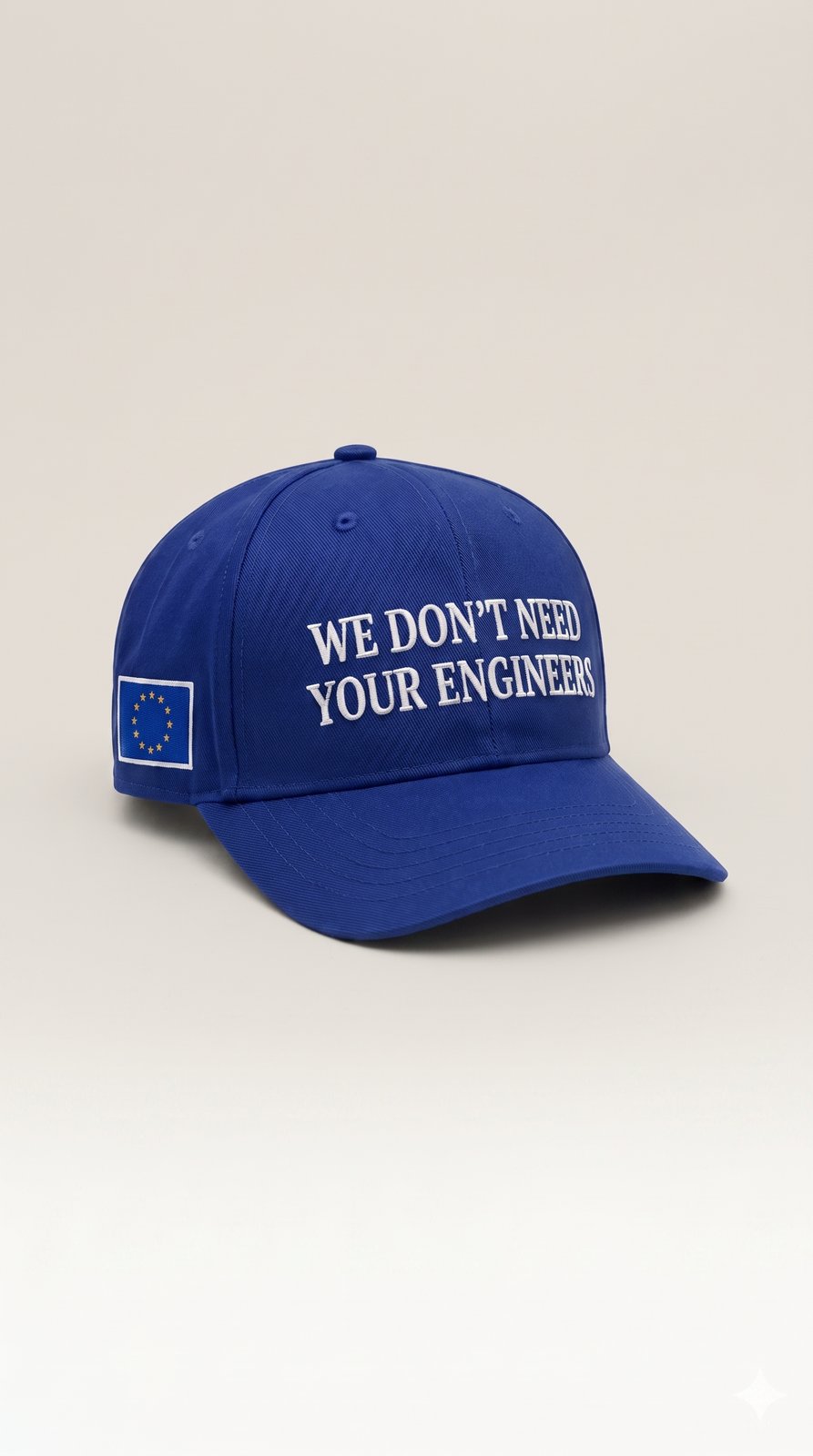 Engineers Slogan Cap - blue, product shot